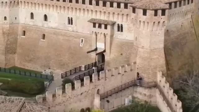 Italy. Castle Gradara Gradara