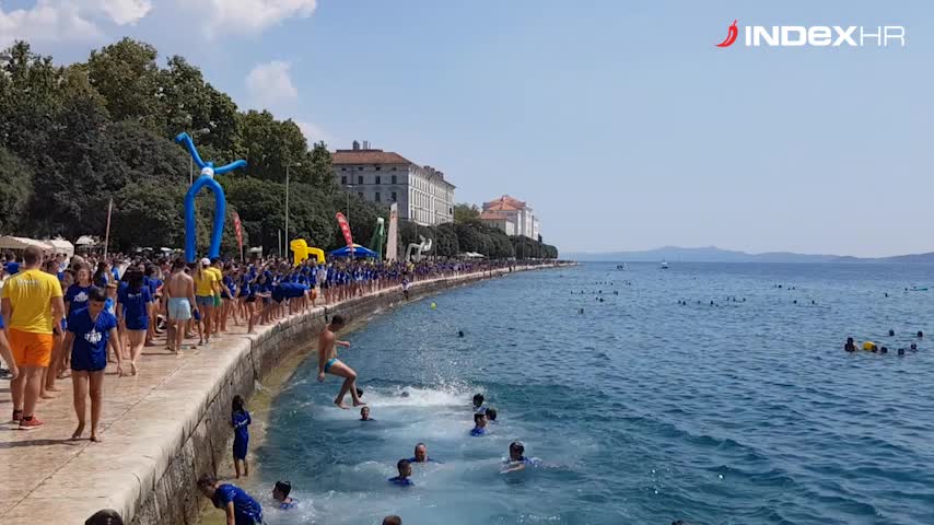 U Zadru počeo milenijski skok s rive