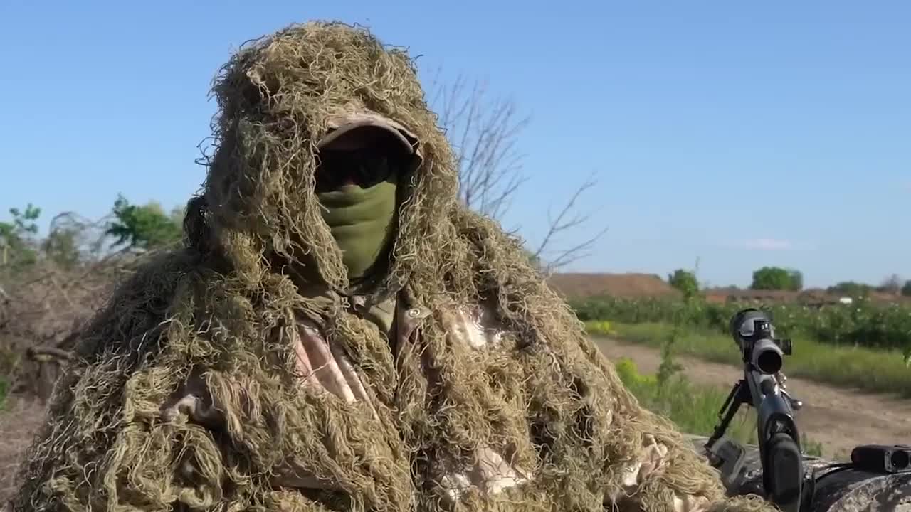 but snipers on land: a special border detachment opened the hunting season.