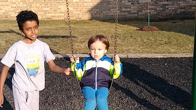 Jason First Time Big Swing