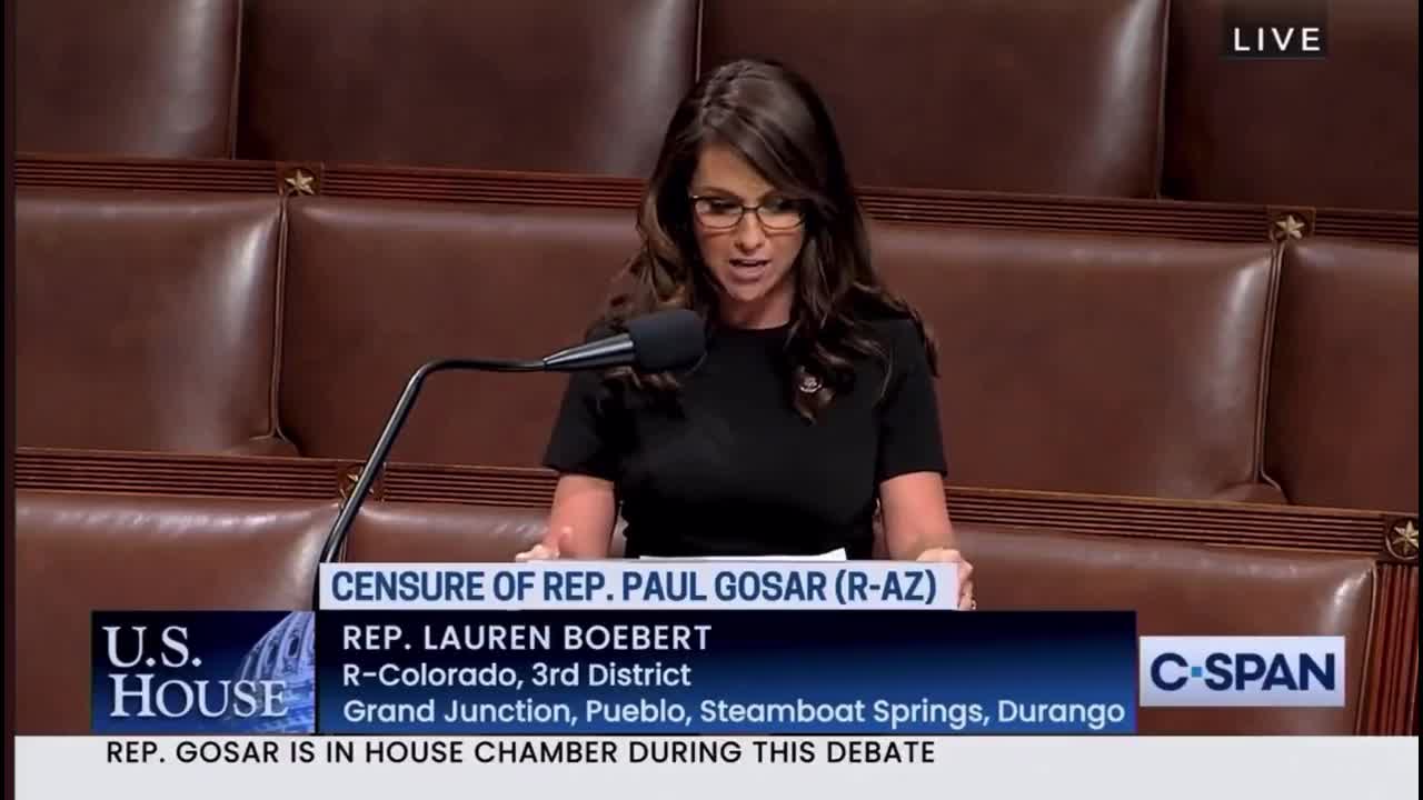 Lauren Boebert Smashes The Left & Matt Gaetz Invokes Wile E. Coyote In Defense Of Paul Gosar's Anime