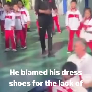 Gavin Newsom drives to the net!