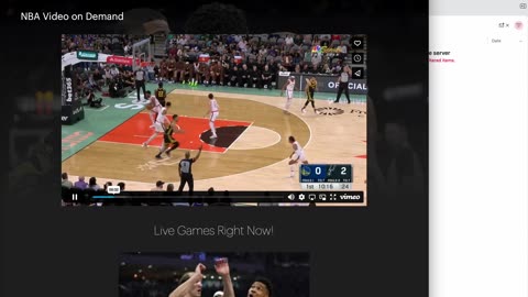 TAPP to watch streamed video (sports game with 30 second free preview)free pre