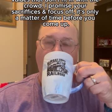 Drinking Coffee in the morning