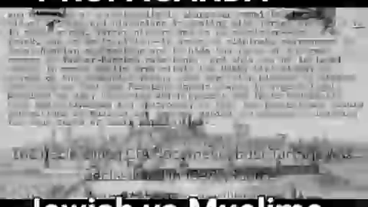 Jewish vs Muslims, No "World War" [DECLASSIFIED]