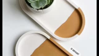 Jesmonite - breaking the tray