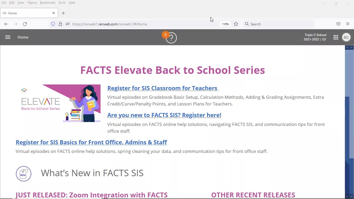 How to take attendance in FACTS
