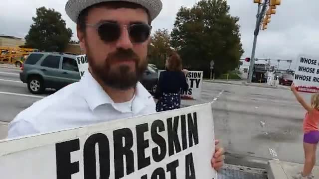 Day 9 of the Pennsylvania circumcision crisis protest Harrisburg Pennsylvania!