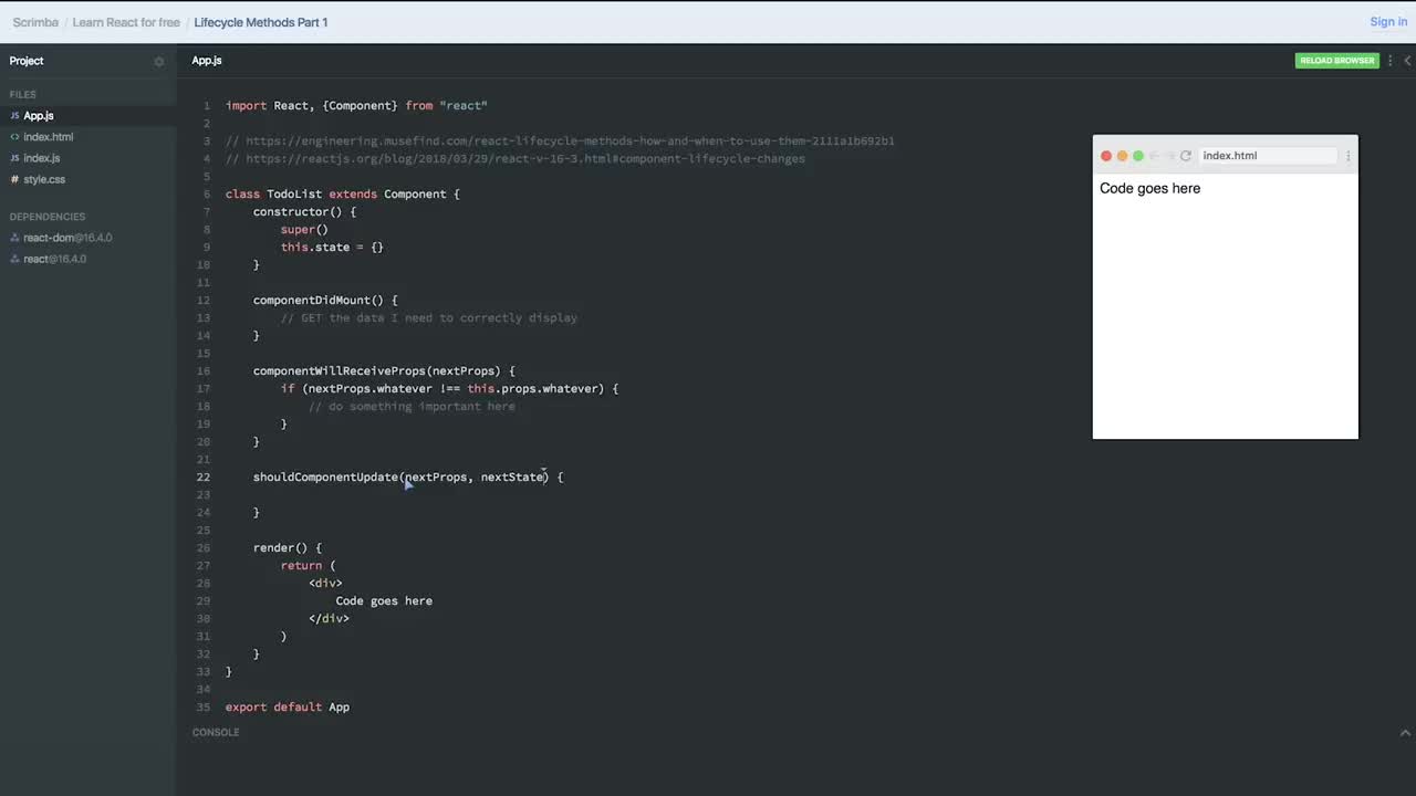 Try React Full Management Tutorials