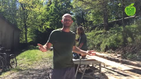 Building an Off Grid Tiny House from the Land