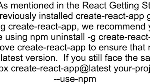 createreactapp command throws npm ENOENT error
