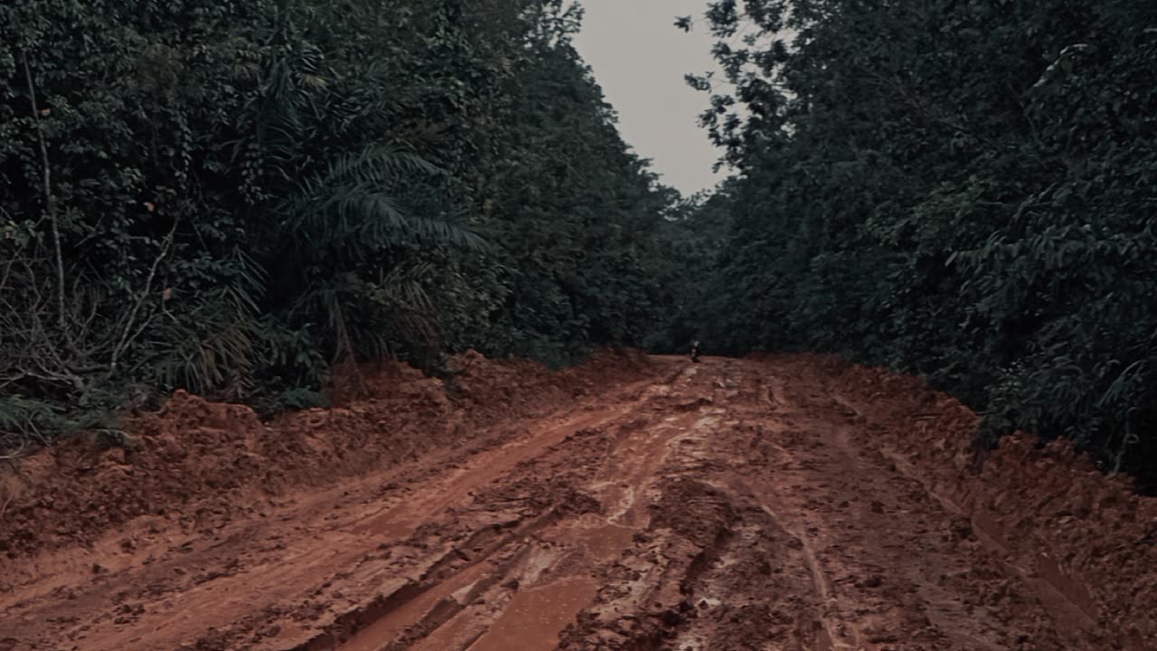 Muddy road