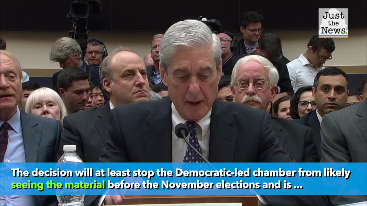 Supreme Court ruling blocks House Democrats' effort to get grand jury material from Mueller probe