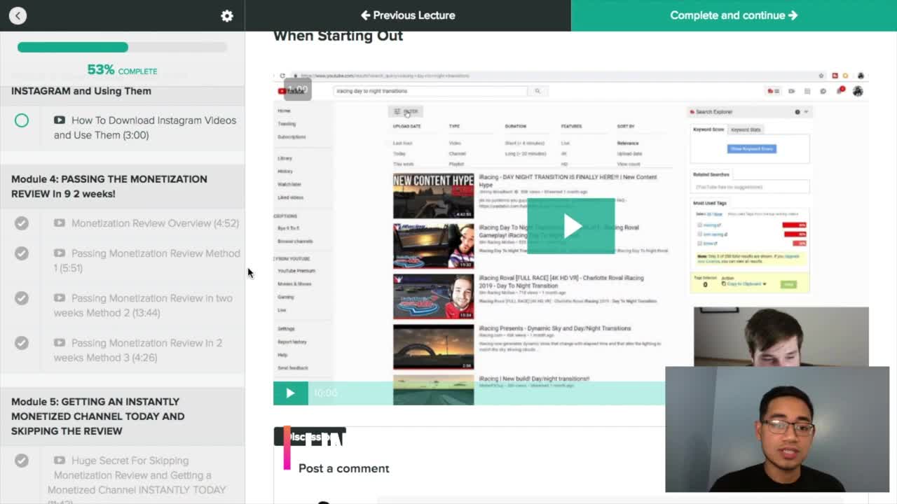 How to make money online with YouTube | Bye 9 to 5 course full review