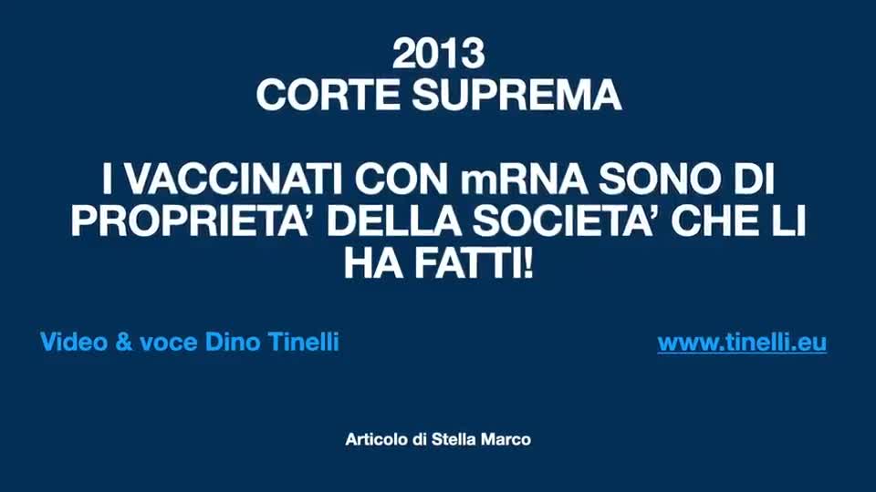 mRNA, transumanesimo, corte suprema.... l'abominio