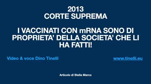 mRNA, transumanesimo, corte suprema.... l'abominio