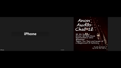 (8/11/2023) | Audio Chat 12 | SG Sits Down w/ C. Shoemaker: Former MO State Representative and "WeThePeople" Patriot