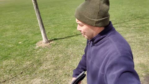 DOMINGO 10 DE ABRIL, 2022 con las secuelas de la lesión de pantorrilla sufrida ayer en High Park...