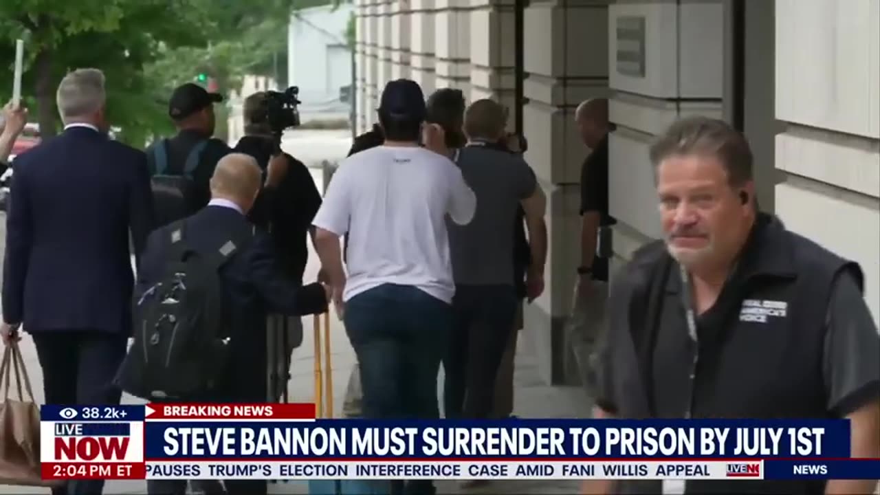 Bannon ordered to prison next month _ LiveNOW from FOX