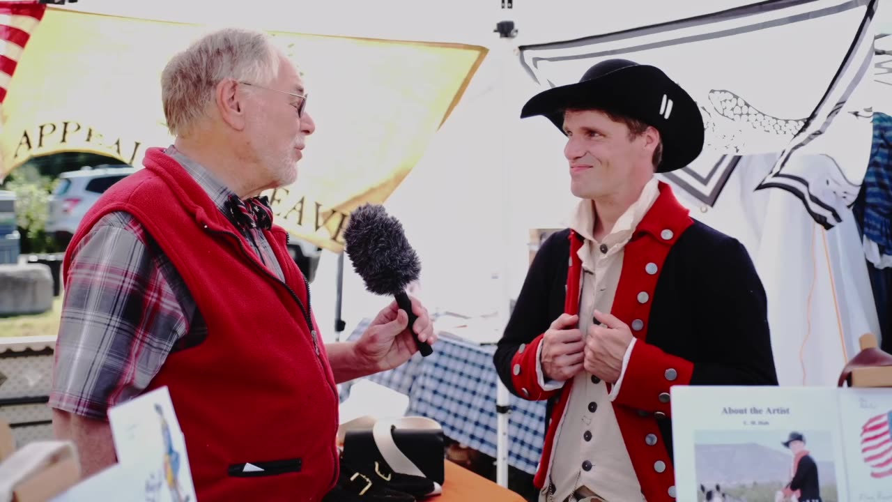 Cody "C.M." Huls - Author, Artist & Reenactor - Early American History Festival