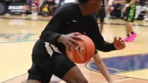 play basketball indoors together