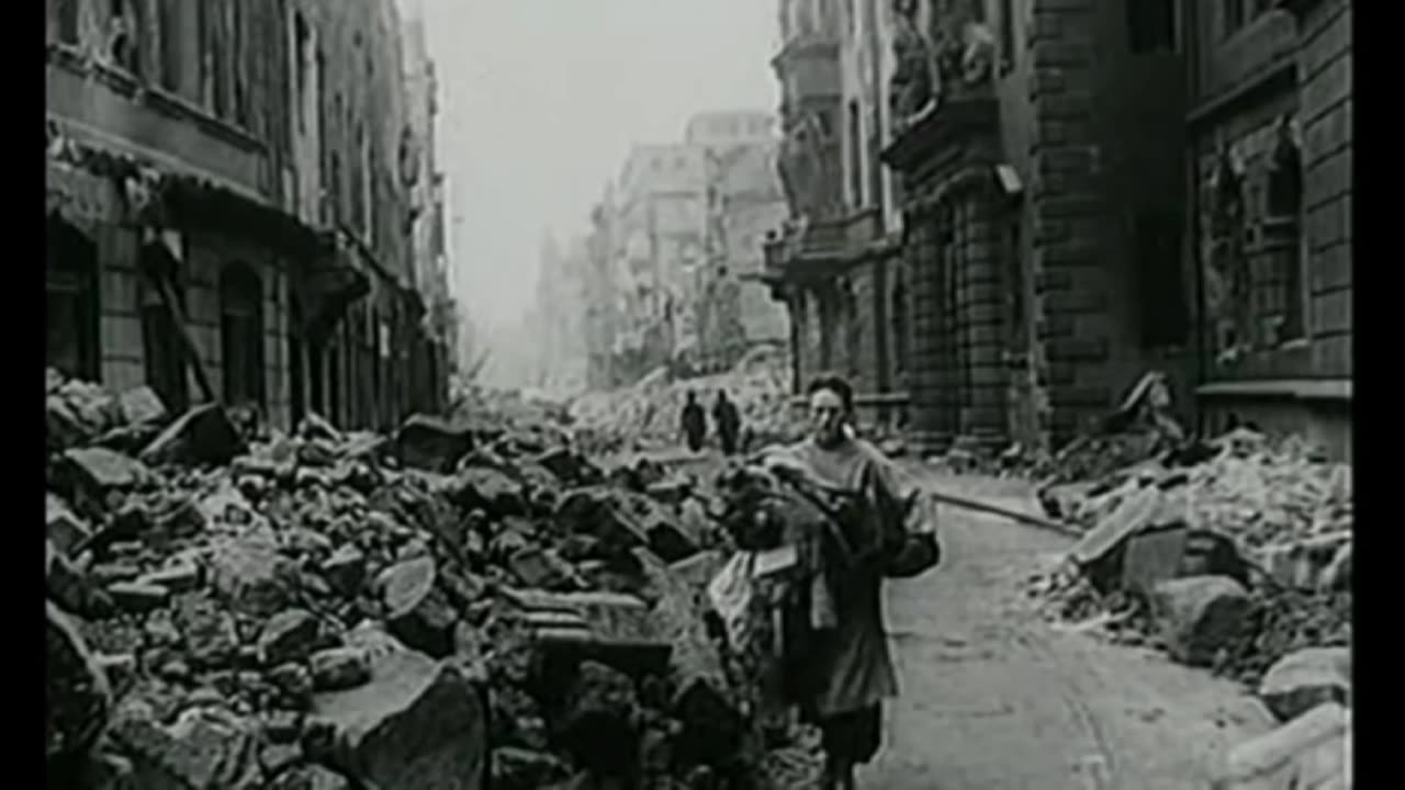 IN FEBRUARY 1945 THE UNGUARDED CITY OF DRESDEN WAS BOMBED DESPITE IT HOUSING MAINLY WOMEN AND CHILDREN