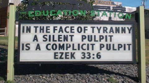 Pastors must speak out!