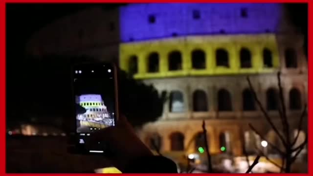 UkraineAsul at dilaw a ilaw saSydney Opera HouseAustralian ParliamentEiffel Tower, Colosseum