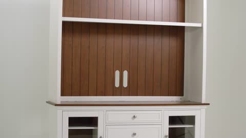 Hudson White Entertainment Center