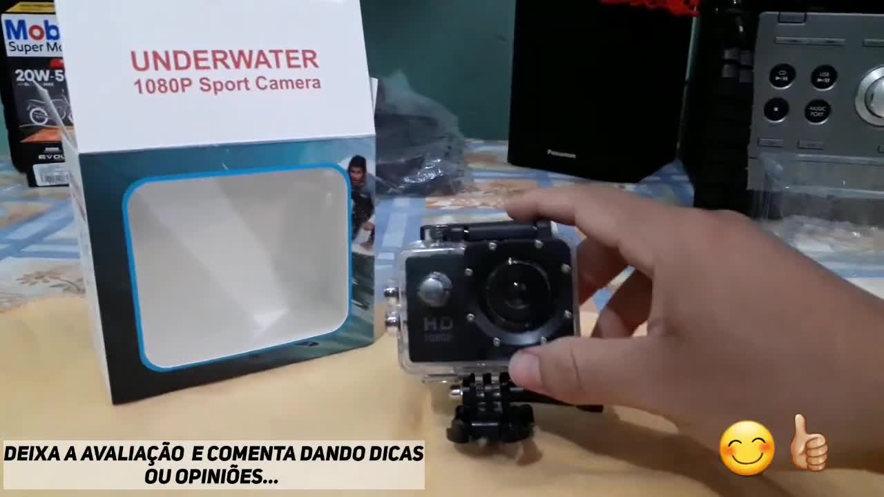 A ACTION CAM MAIS BARATA DO MERCADO LIVRE -Serve para motovlogs?