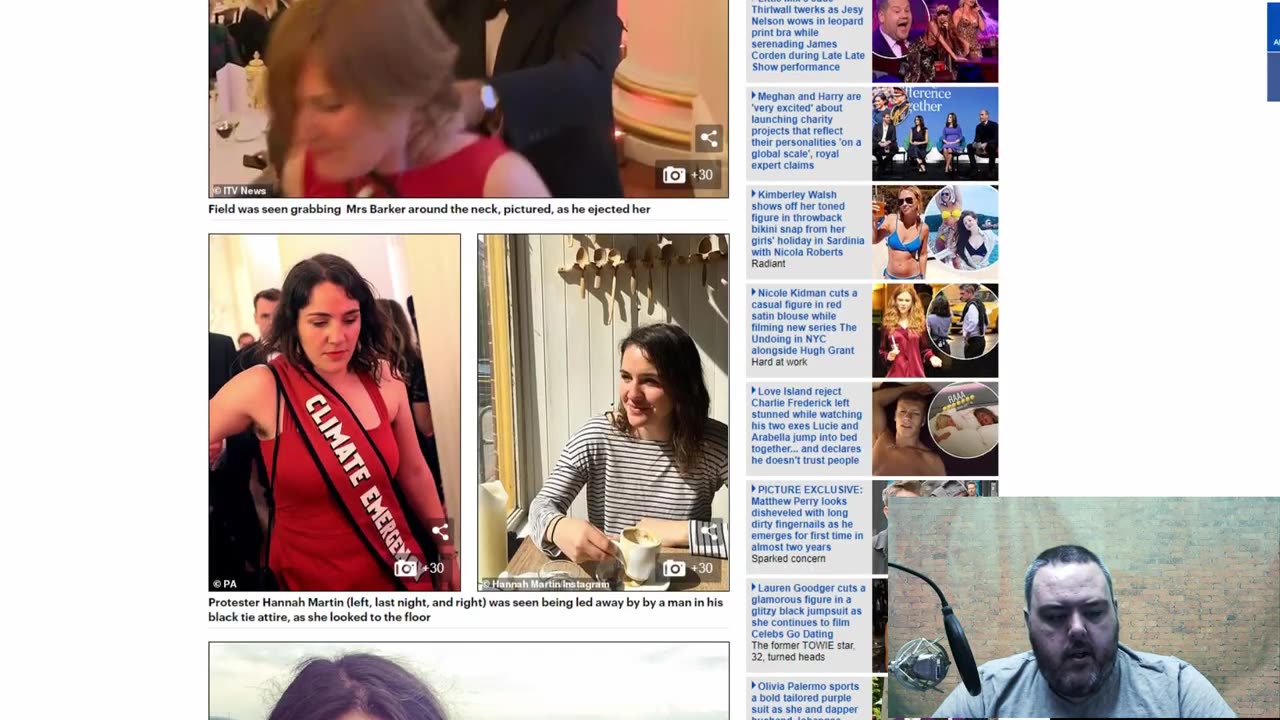 greenpeace protester get slamed to wall by minister