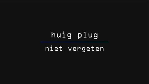 BOODSCHAP AAN DE INSTANTIES VAN HUIG PLUG