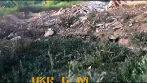 Ukrainian Militant Upset When His Position Along With His Comrades Were Denazified By Artillery