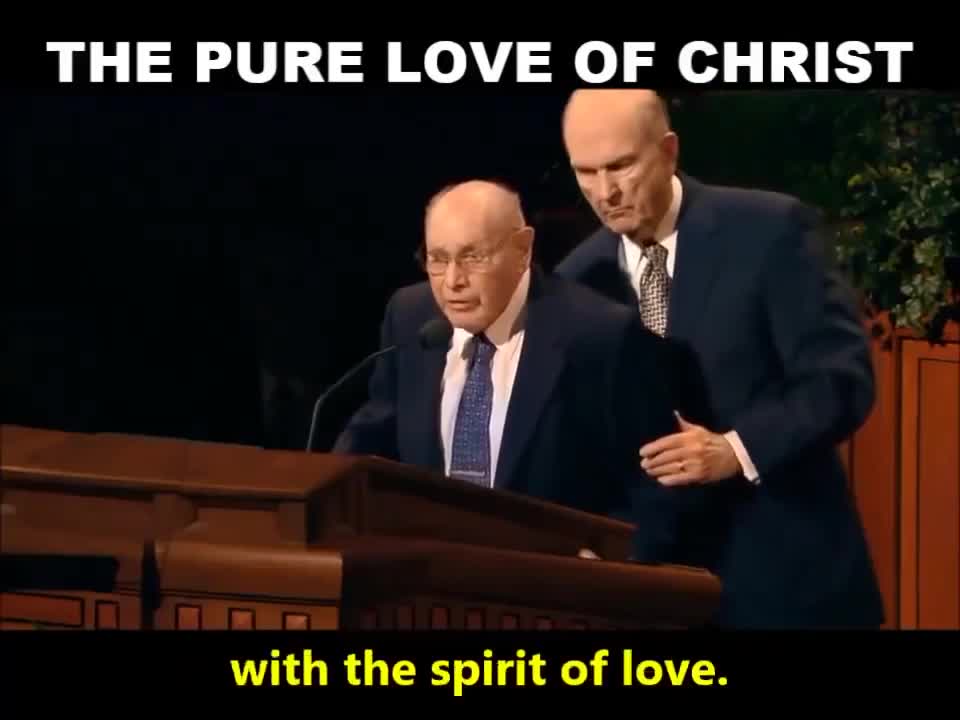 One of the Most Powerful Moments in General Conference | Love by Example (Elder Wirthlin and Nelson