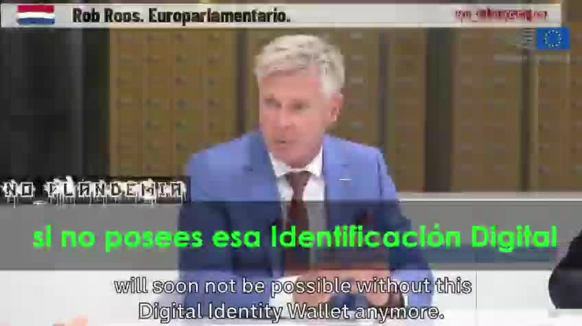 Rob Rooken & Rob Roos Diputados Europeo hablan de la cartera digital. Nuevo Orden Mundial