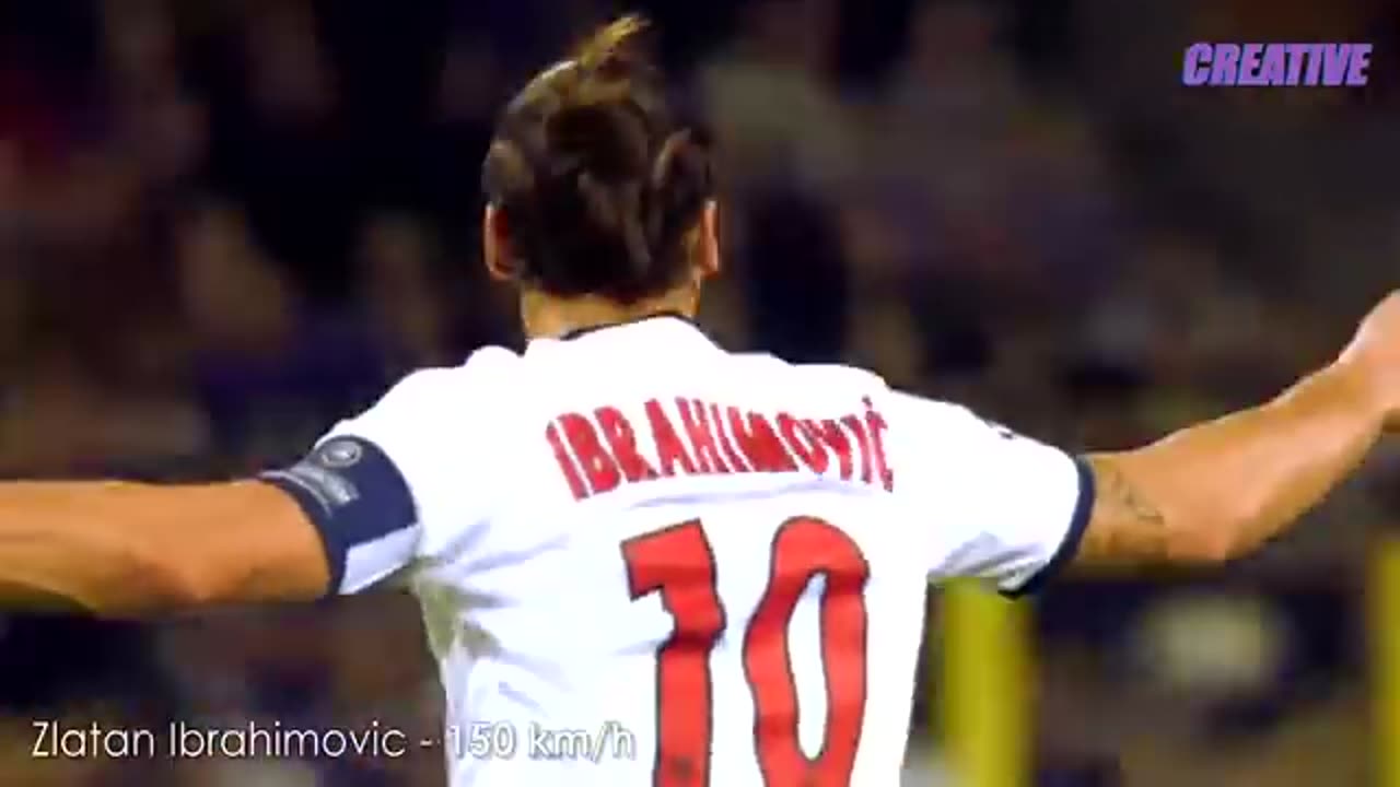 Foot ball , powerful goals