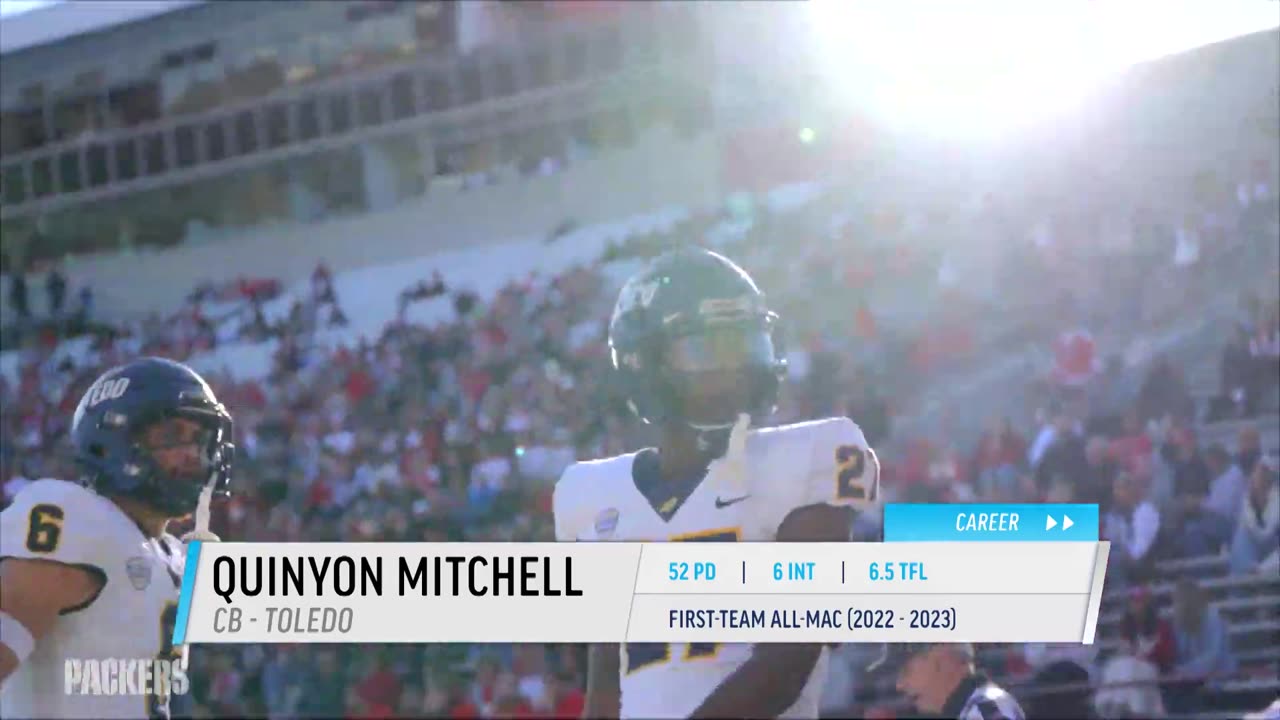 Prospect Primer: Quinyon Mitchell, CB, Toledo | Green Bay Packers