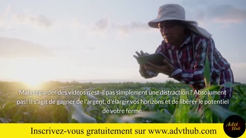 Ferme forte, avenir brillant : gagnez directement sur votre terre avec advthub.com