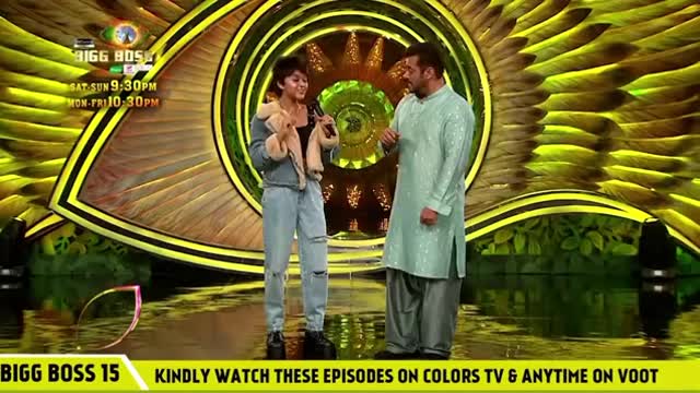 Yohani with salman Khan at BIGG BOSS 15 | Manike mage hithe