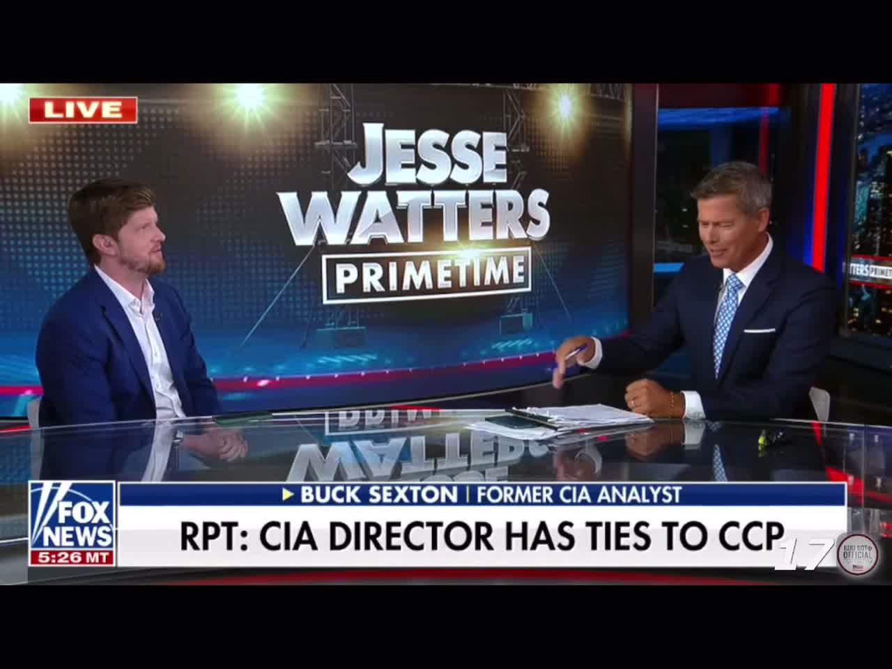 The CIA director employed at least 20 CCP members at elite Washington DC thinking.