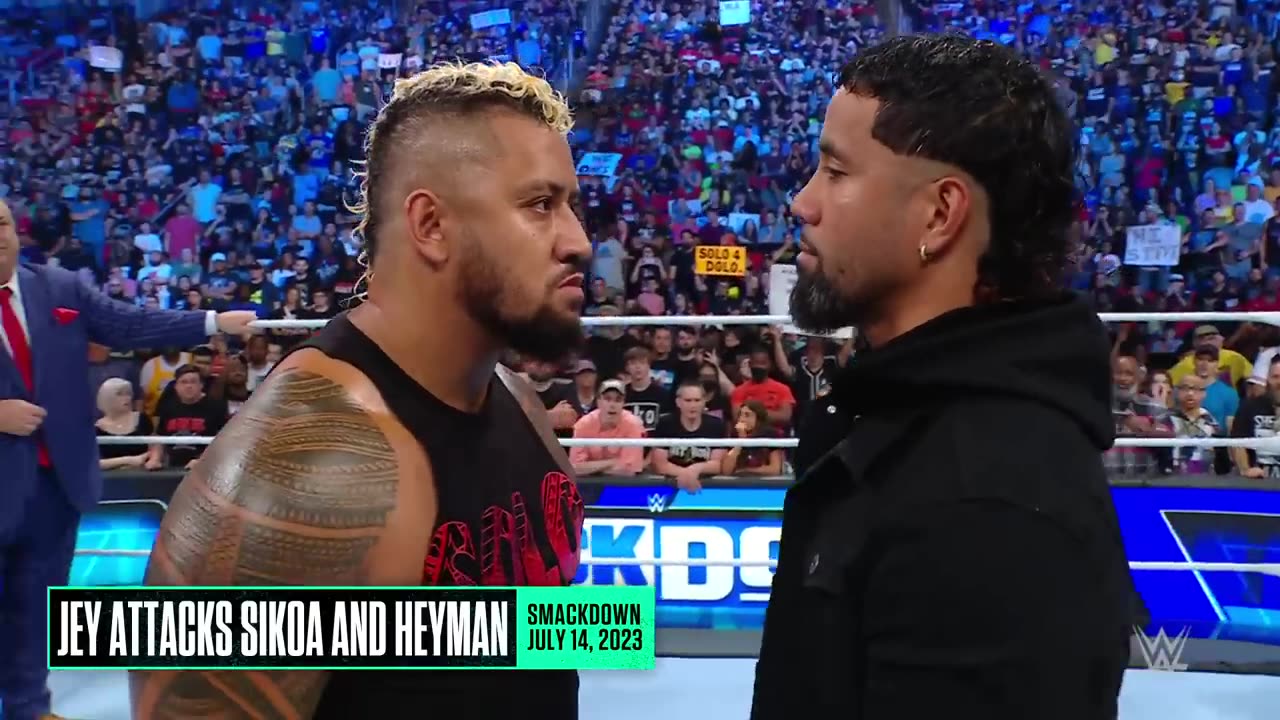 Roman reigns vs jey uso WwE 2023