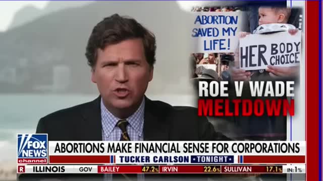 Tucker Carlson Slams Corporations Planning To Fund Abortions