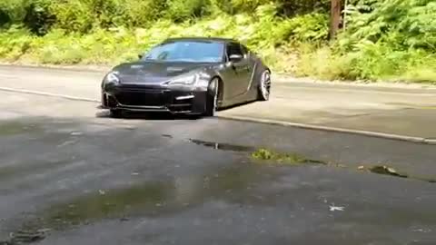 Sports car drift