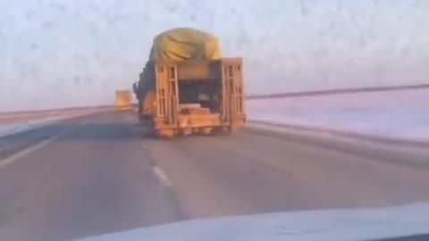 2S7M 203mm Artillery on the move. Dec 10