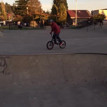 This kid can ride a bike