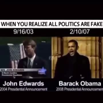 Politicians= Puppets Reading a Script