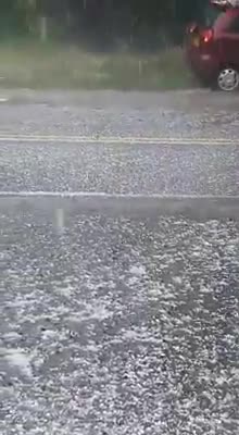 Granizada en Curití