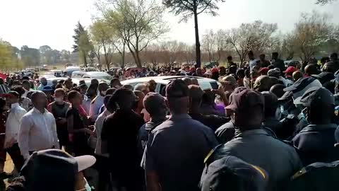 Tensions at Nathaniel Julies funeral