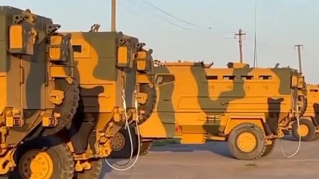 Ukrainian forces received a batch of Turkish-made Kirpi armored vehicles.