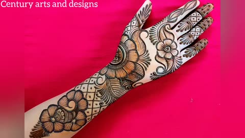 beautifull stylish mehndi design